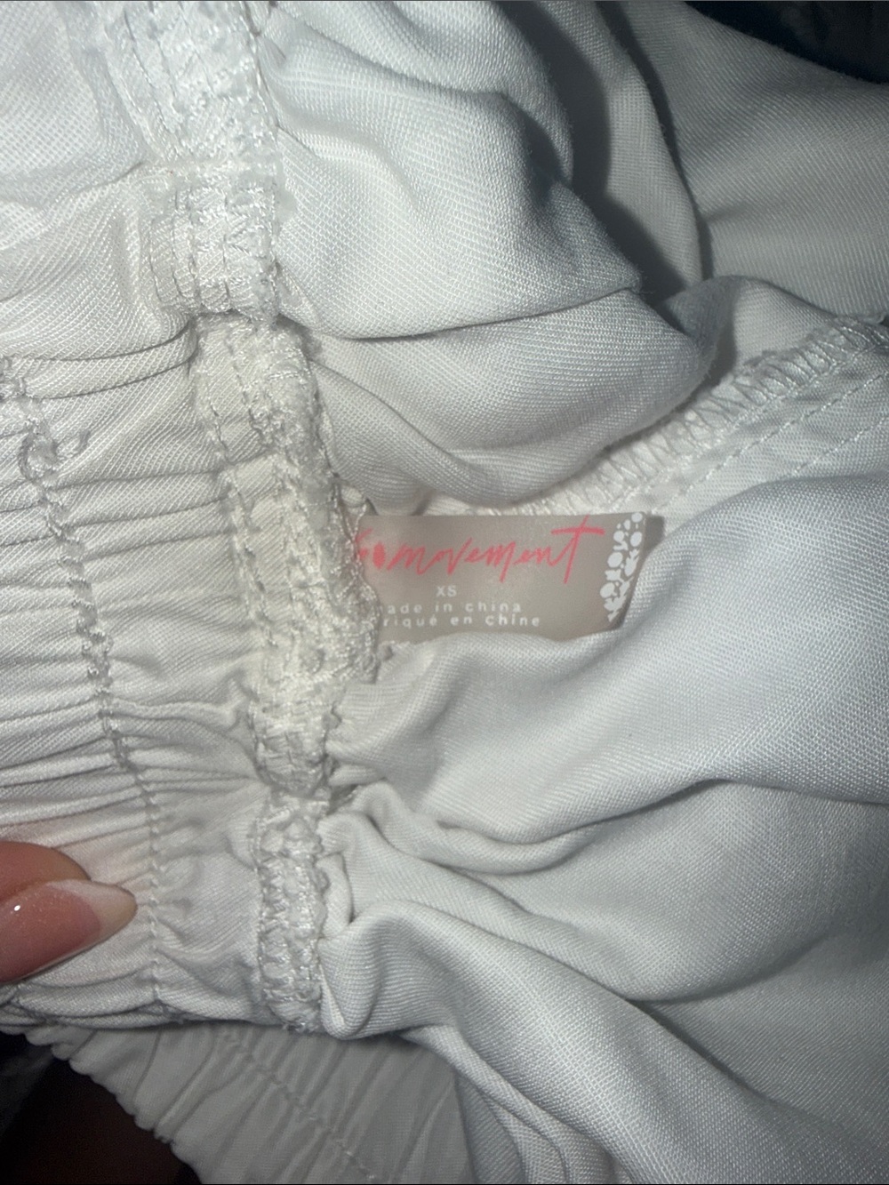 FP Movement White Prima Shorts - Picture 3 of 5